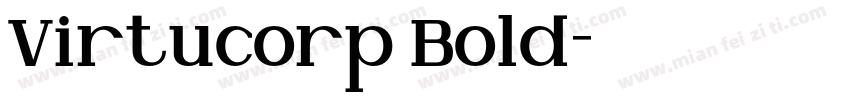 Virtucorp Bold字体转换